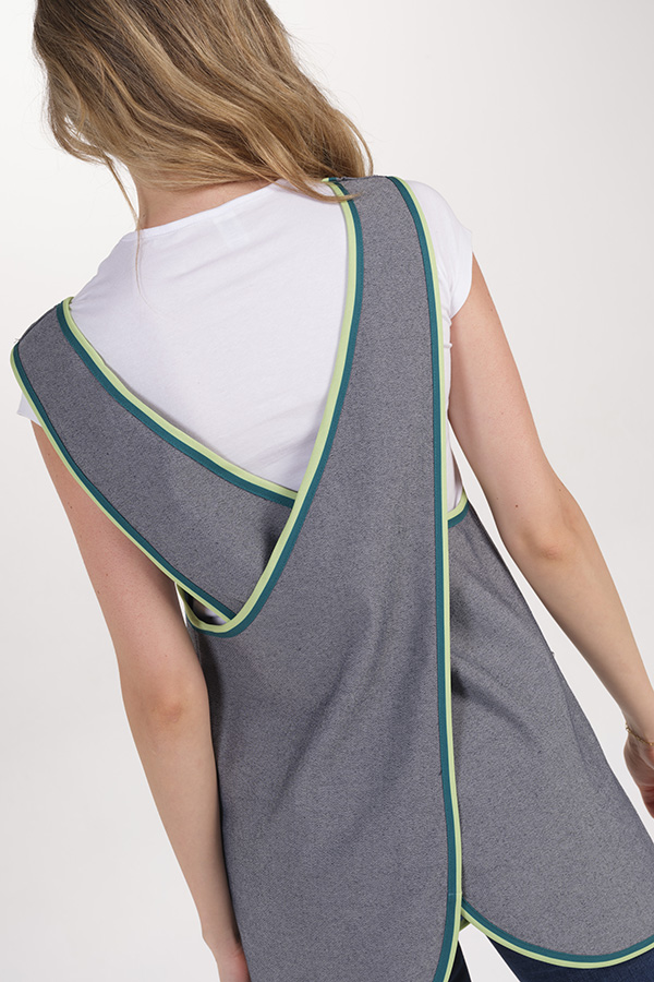 Estola reversible tejano azul 3