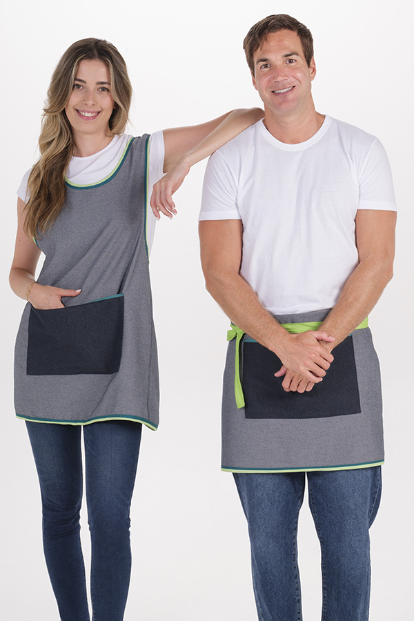 Estola reversible tejano azul 4