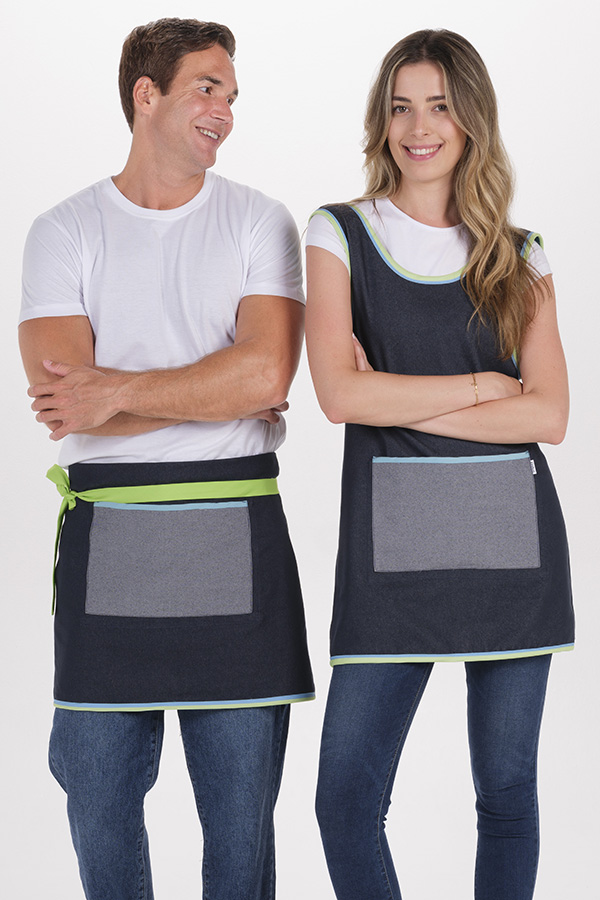 Estola reversible tejano azul 5