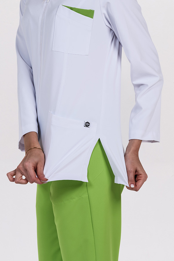 Chaqueta mujer poliéster elástico contraste pistacho m/l 2