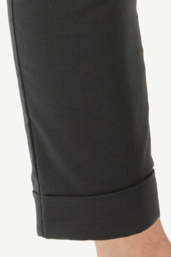 Pantalón goma tobillero negro 2