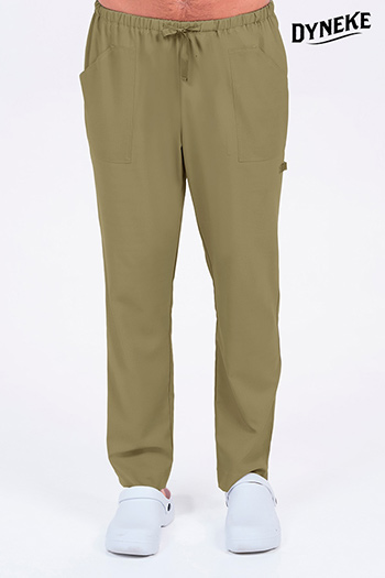 Pantalon caqui poliéster elástico cinta
