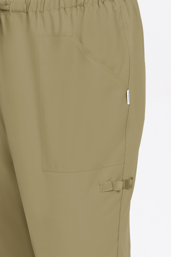 Pantalon caqui poliéster elástico cinta 1