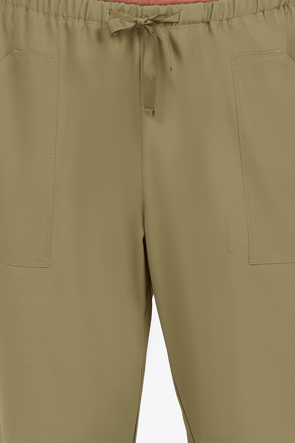 Pantalon caqui poliéster elástico cinta 2