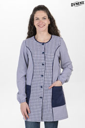 Bata maestra azul marino