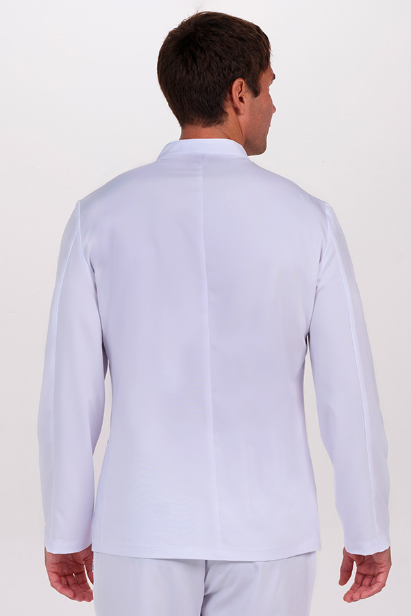 Chaqueta cbro.elástica blanca cuello mao 3