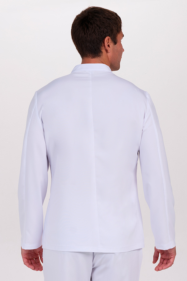 Chaqueta cbro.elástica blanca cuello mao 3