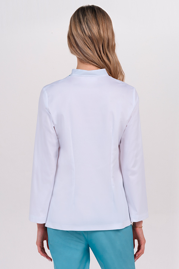 Chaqueta mujer doble vivo aguamarina cremallera m/l 3