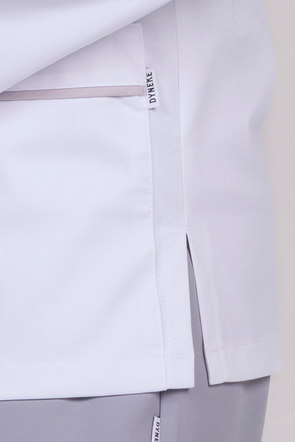 Chaqueta hombre doble vivo gris cremallera m/l 2