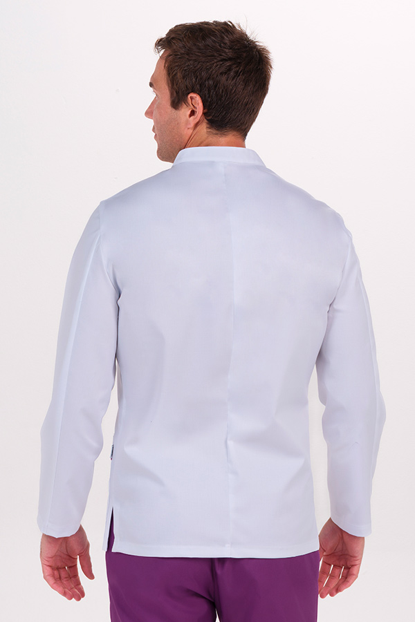 Chaqueta hombre doble vivo morado cremallera m/l 3