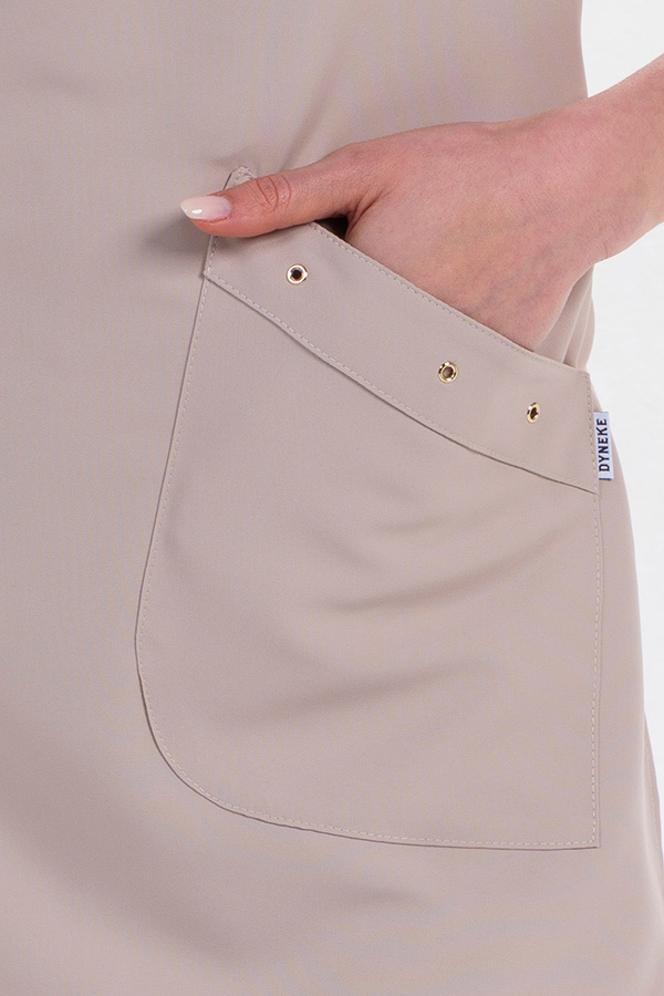 Estola anillas beige 1