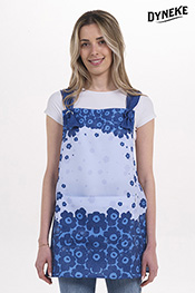 Estola flores azules tirantes