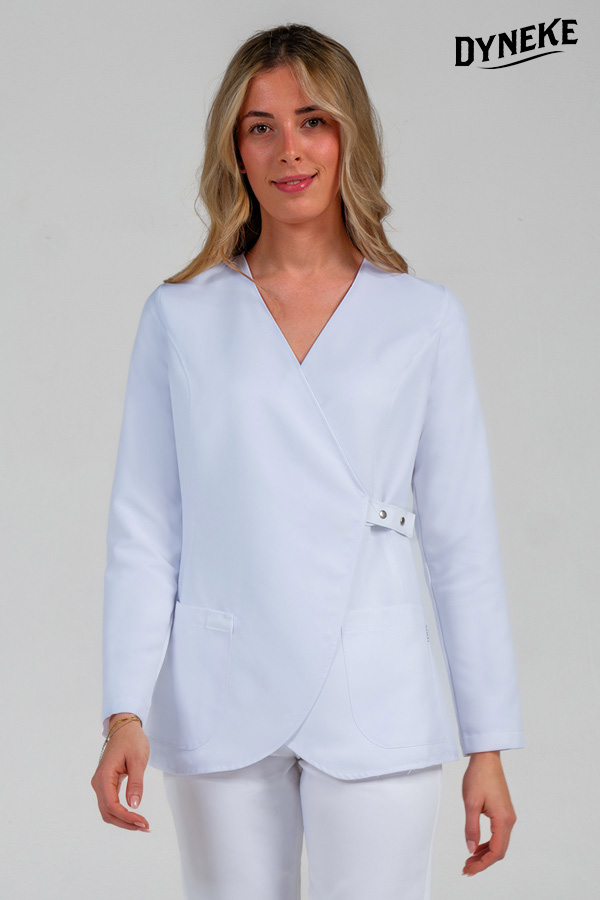 Chaqueta m/l cruce cinturón