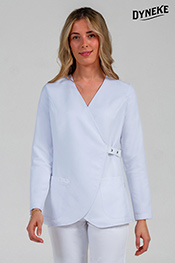 Chaqueta m/l cruce cinturón