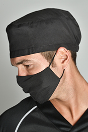 Gorro sanitario microfibra negro