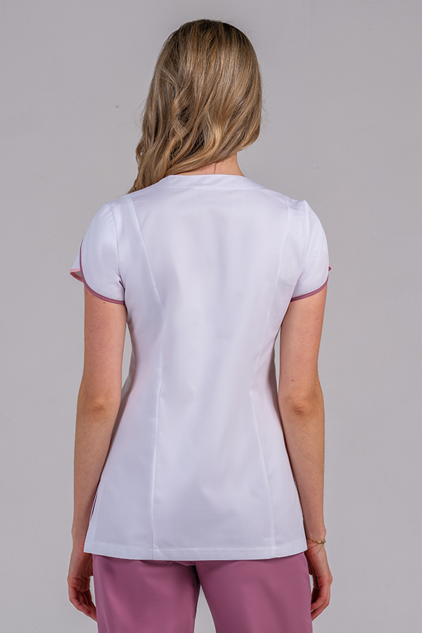 Chaqueta m/c tulipán doble vivo rosa 3