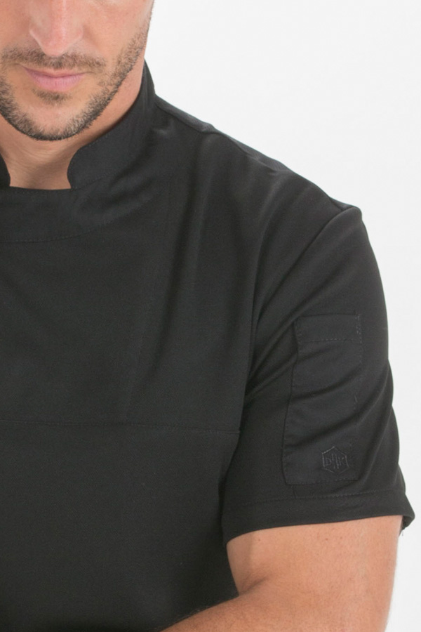 Camiseta negra caballero hostelería 'fusion' 1