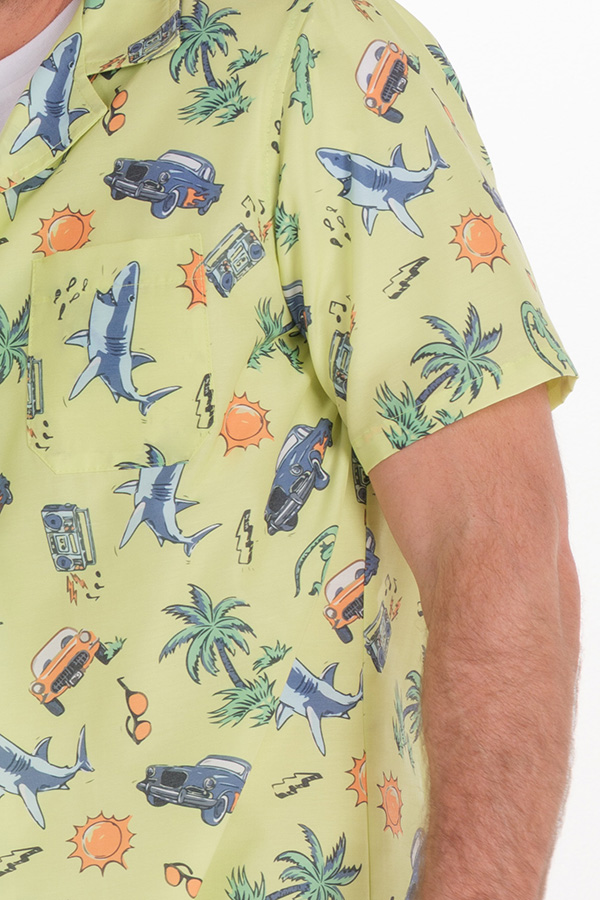 Camisa guayabera tiburón unisex 2