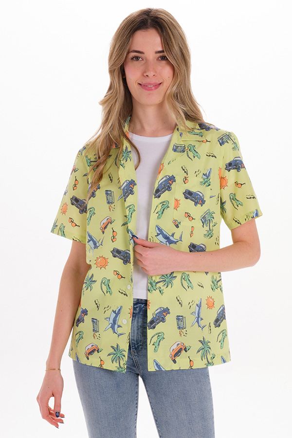 Camisa guayabera tiburón unisex 3