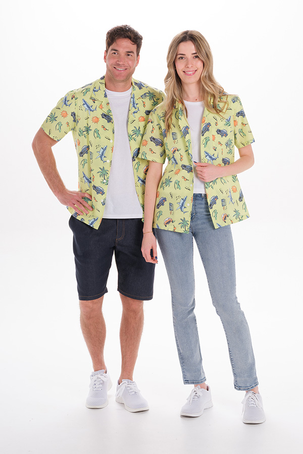 Camisa guayabera tiburón unisex 4
