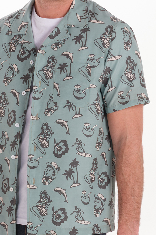 Camisa guayabera surf unisex 2