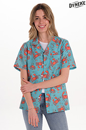 Camisa guayabera cangrejo unisex