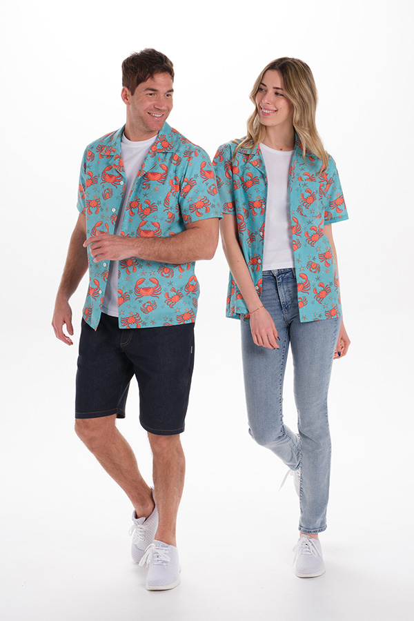 Camisa guayabera cangrejo unisex 3