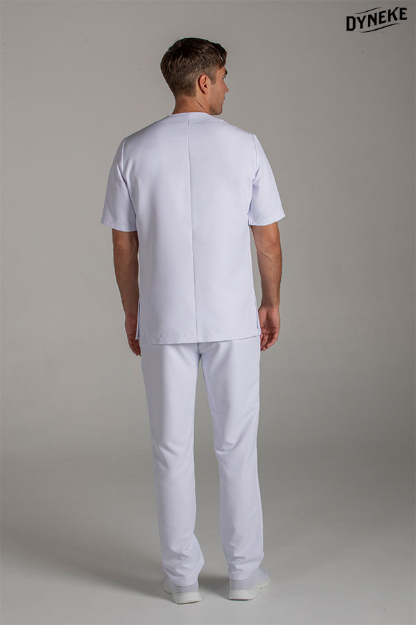 Chaqueta hombre m/l blanca tapeta 2