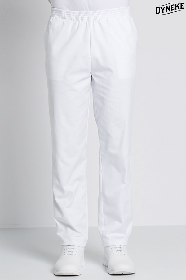 Pantalón microfibra elástica blanco