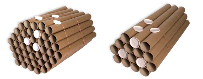 Tipos de tubos de cartón, ¿Cuál escoger para enviar documentos?