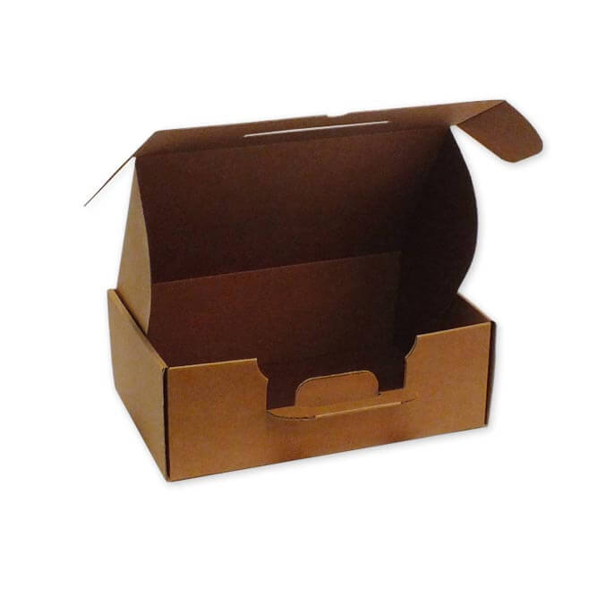 Caja Maletín con asa de cartón para envíos y transporte