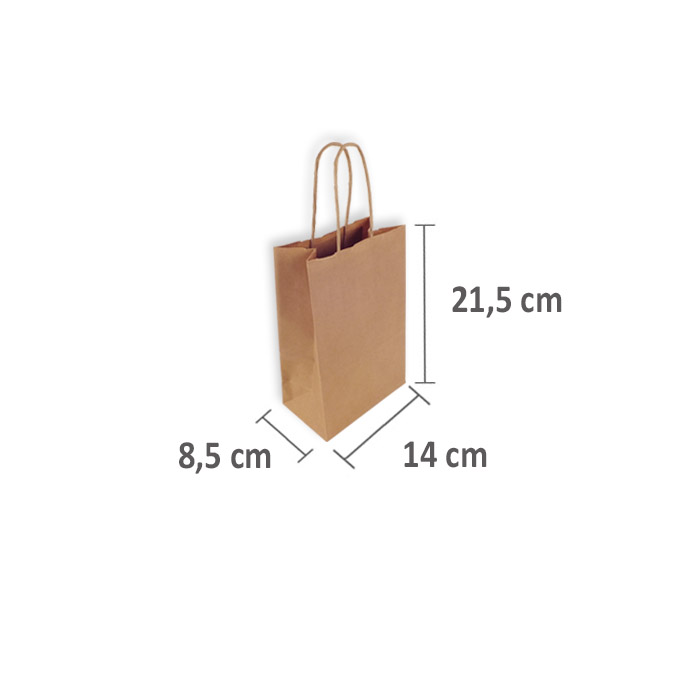 ᐈ Bolsas de Papel Pequeñas 8,5x21,5 cm