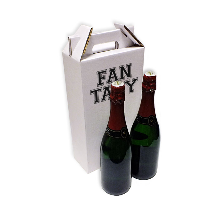Caja para 2 Botellas Impresa