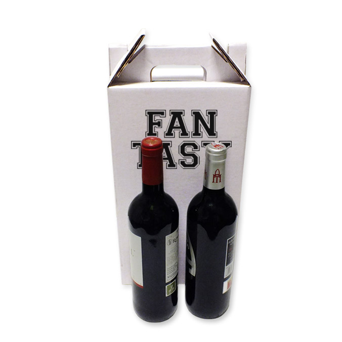 Caja para 2 Botellas Impresa
