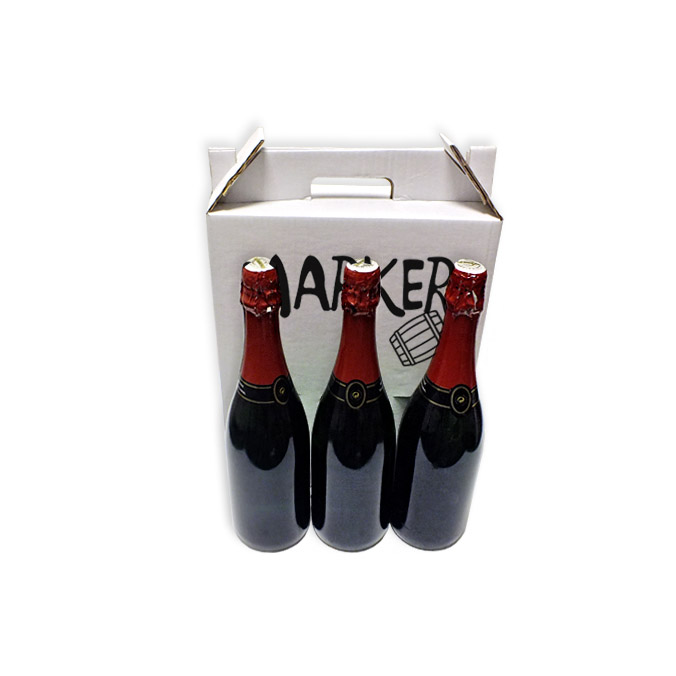 Caja para 3 Botellas Impresa