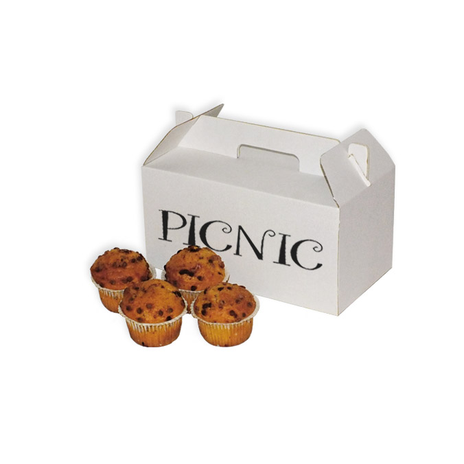 Caja Pícnic Blanca Impresa