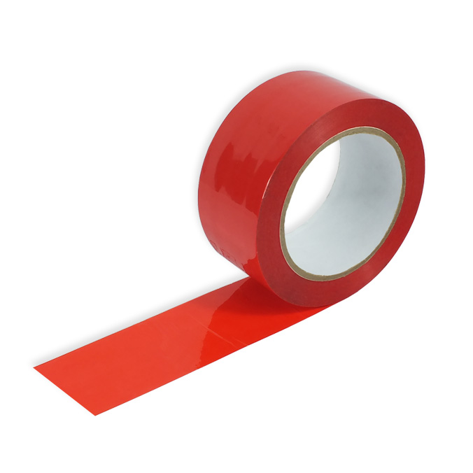 Cinta adhesiva polipropileno 12 mm roja - 100 metros - 12 unidades