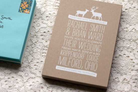 Rustic-Woodland-Fabric-Kraft-Paper-Wedding-Invitations-550x366