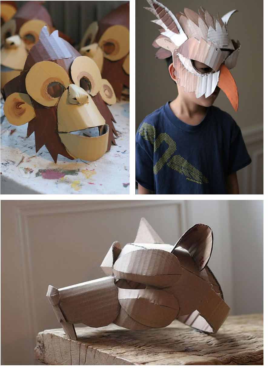 Mejores máscaras y disfraces de cartón - Blog 