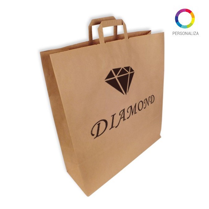 Bolsas de Papel Personalizadas 45+15x49cm