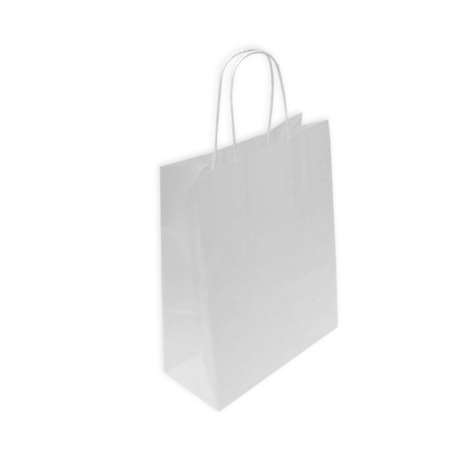 hecho rodear Preconcepción Bolsas de Papel Blancas 32+13x41 cm I bolsas de papel al mejor precio