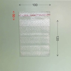 Bolsa de burbujas con cierre adhesivo 100x120mm.