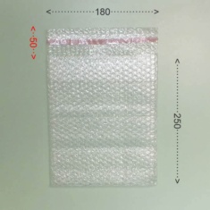 Bolsa de burbujas con cierre adhesivo 180x250mm.