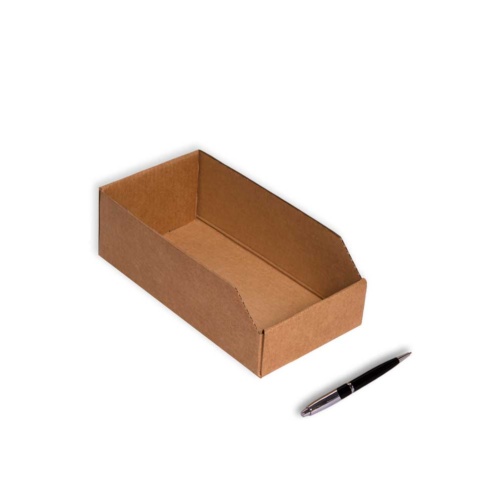 Cajas Gavetas de cartón plastificadas para almacenaje en estanterías