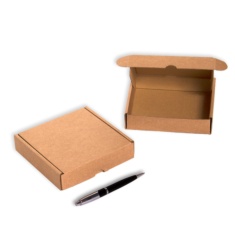 Caja de carton para envios 140x140x035mm