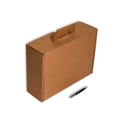 Caja de carton maletin para envios 350x118x255mm