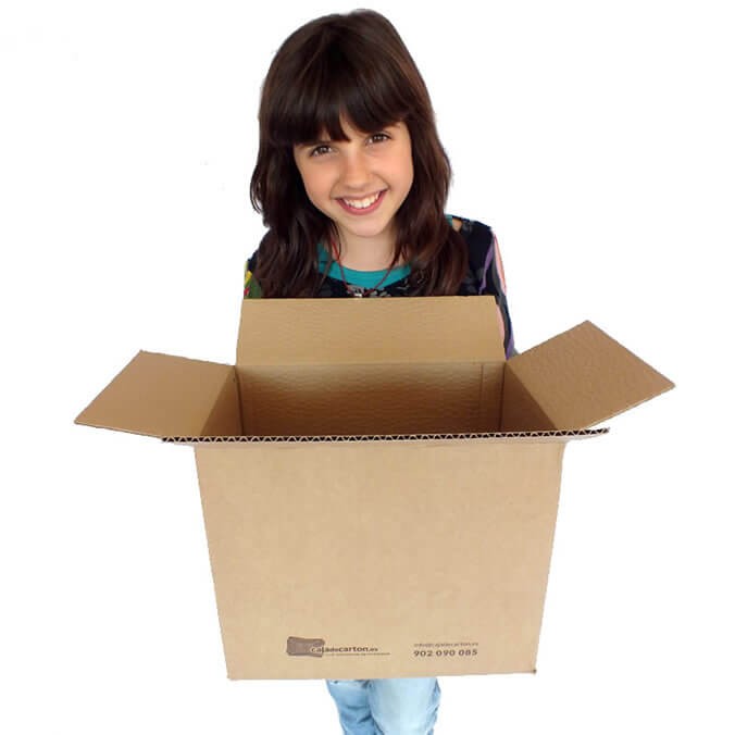 Cajas de cartón 300x200x260mm con logo CDC
