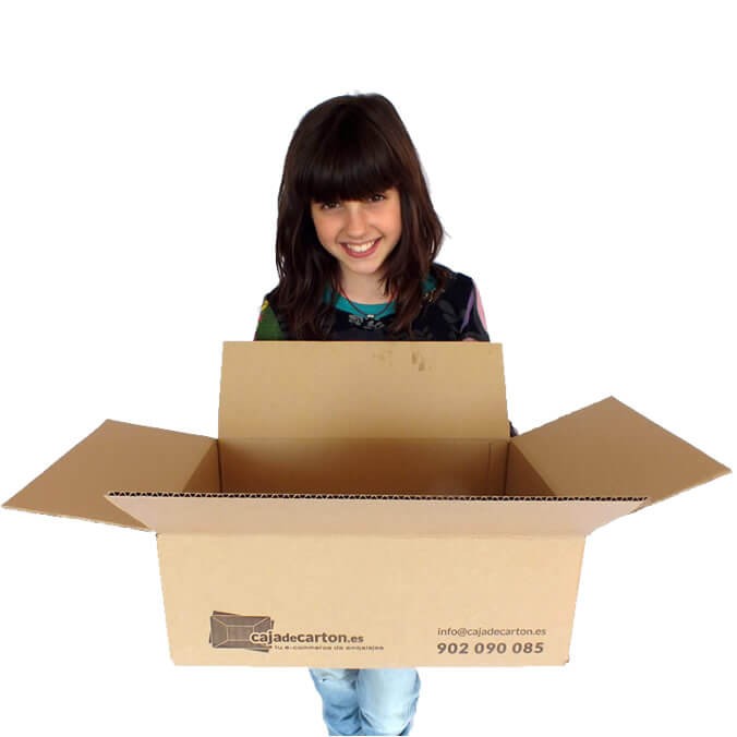 Cajas de cartón 400x300x150mm con logo CDC