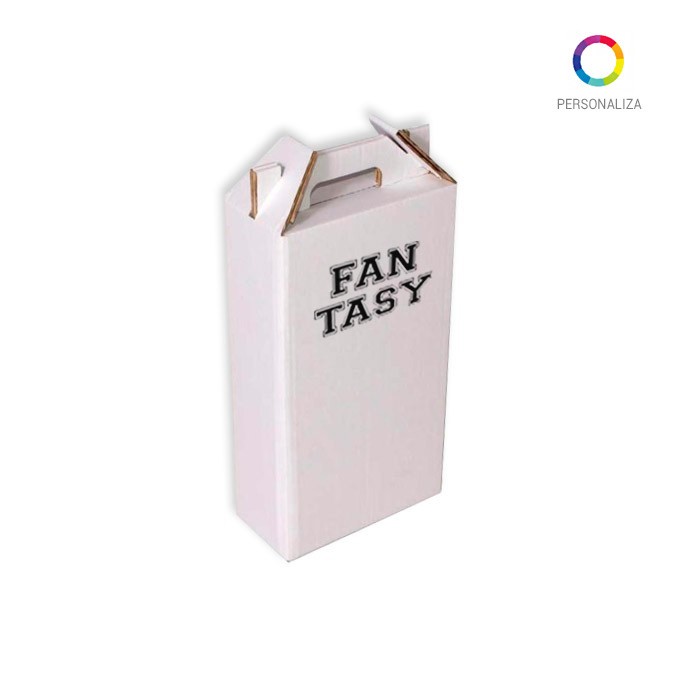 Caja para 2 Botellas Impresa