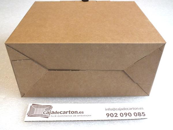 Maleta de cartón rectangular rojo asa de cuero de imitacion 35x25x13 cm -  NOVEDAD - Publipack Calafell. Tienda online de bolsas y productos de  embalaje comercial.